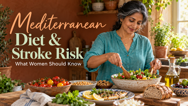 Mediterranean Diet's Impact on Stroke Risk by Gender