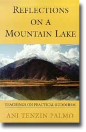 Reflections on a mountain lake