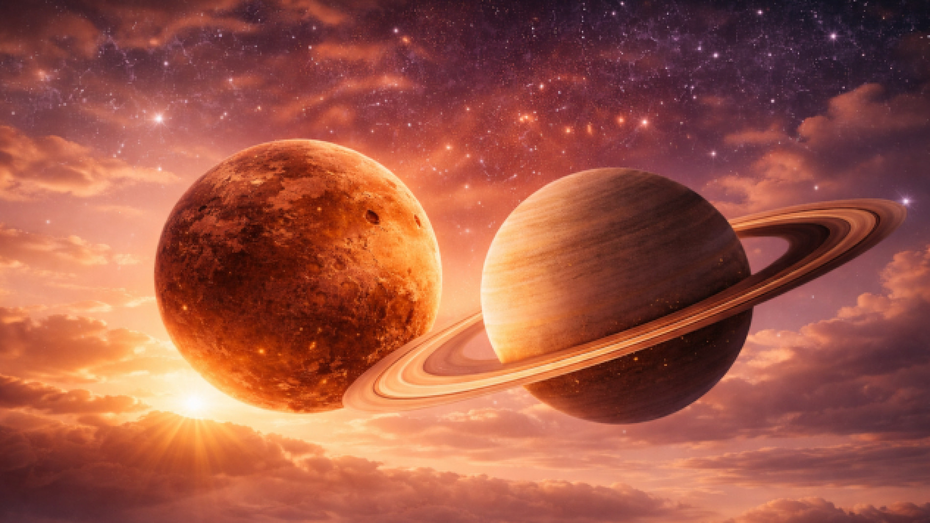 Mars Conjunct Saturn April 19, 2026